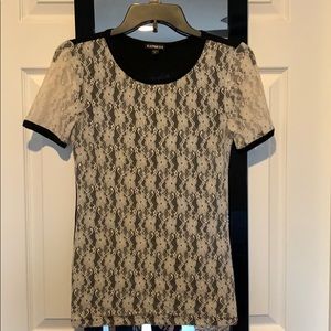 Express lace top